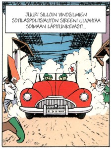 ...pelkurimaisten suorasilmäisten valkonaamojen piilotellessa loukoissaan.