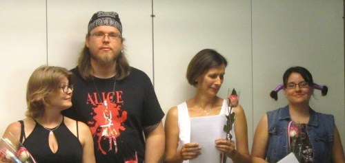 Nova-voittajia: Vasemmalla Anu ja Eero Korpinen. (kuva: Magdalena Hai)