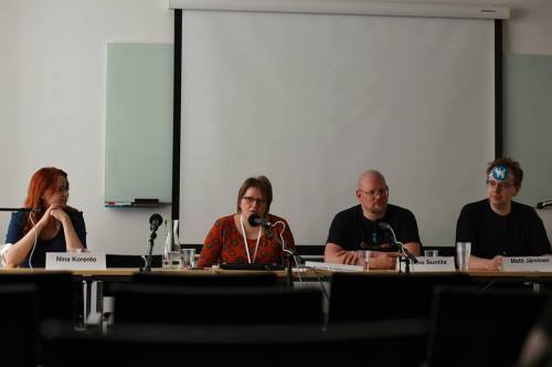 Finnish horror panel. At 10 am it really was. (Photo credit: Henry Söderlund)