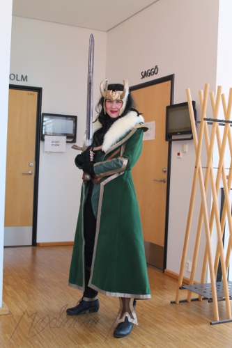 Now I realize I can blame all my stacks of books on Loki! She made me do it. (Photo credit: Magdalena Hai)