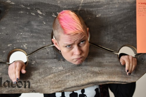 They finally caught her. The elusive Electric Rabbit.